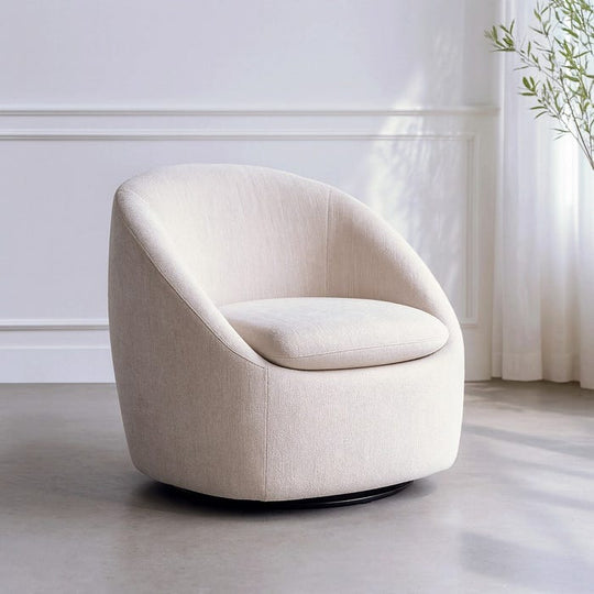 Fauteuil PIVOTANT ECRU