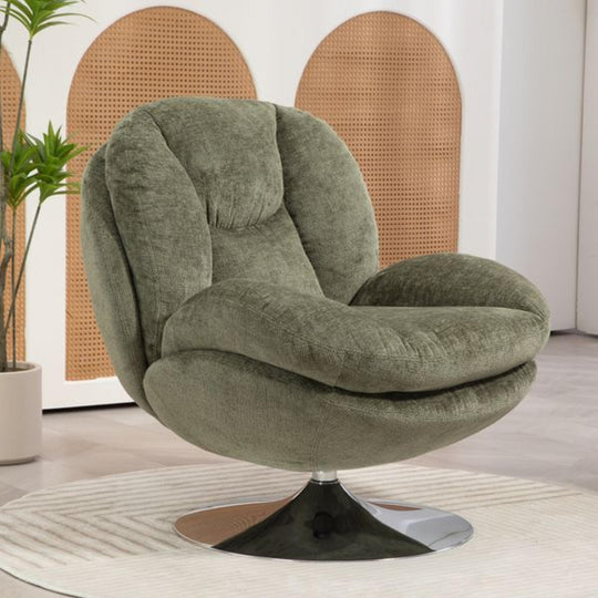 Fauteuil pivotant Topi Kaki