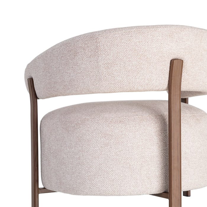 Fauteuil ROND CREME