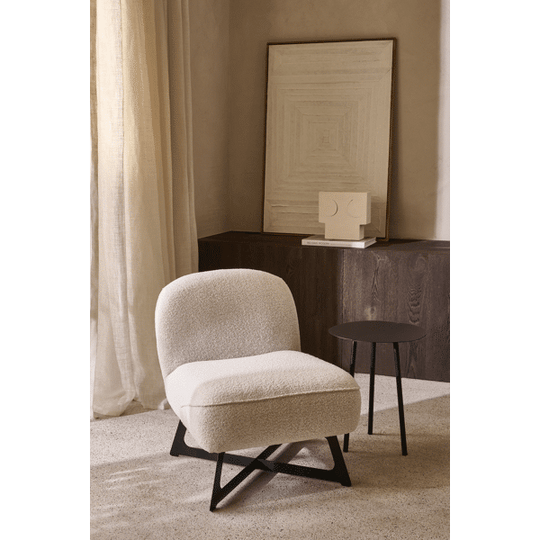 Fauteuil UMA BLANC CASSE