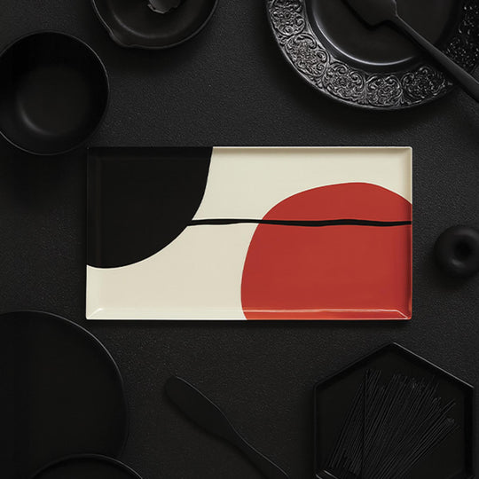 GANGZAI - Plateau Rectangulaire GEOMETRICA ZEN