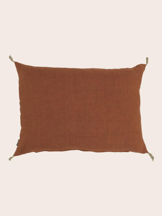Housse de Coussin Lin Biscuit