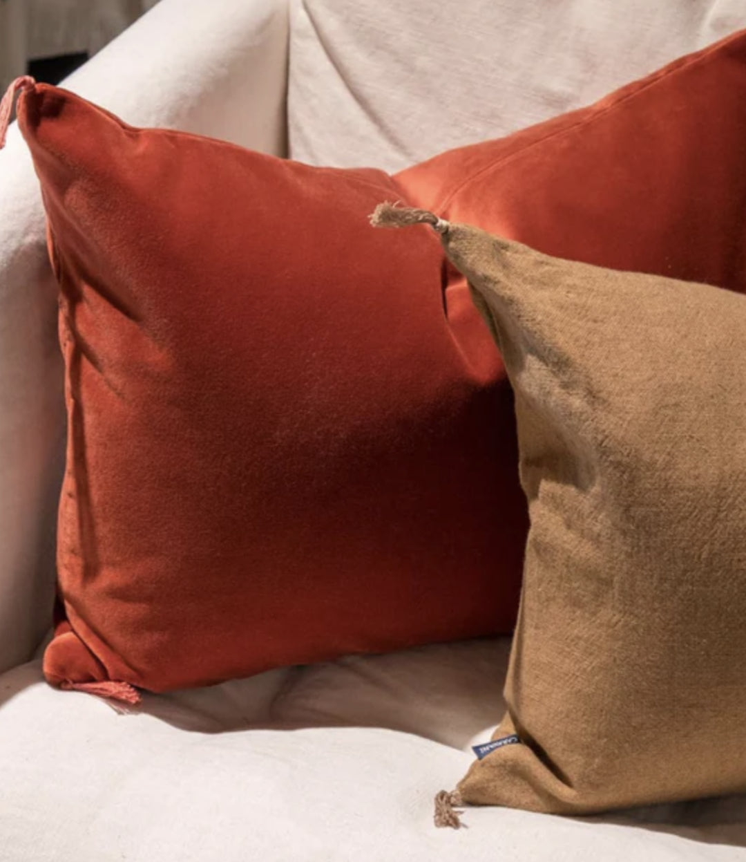 Housse de coussin SMOOTH Brique