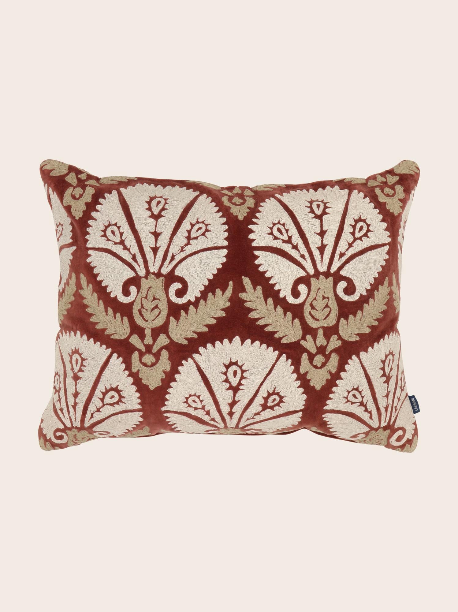 Housse de Coussin ZAHOR Acajou
