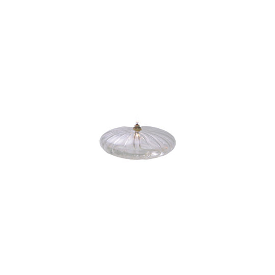 Lampe à Huile Ellipse Striée TRANSPARENT