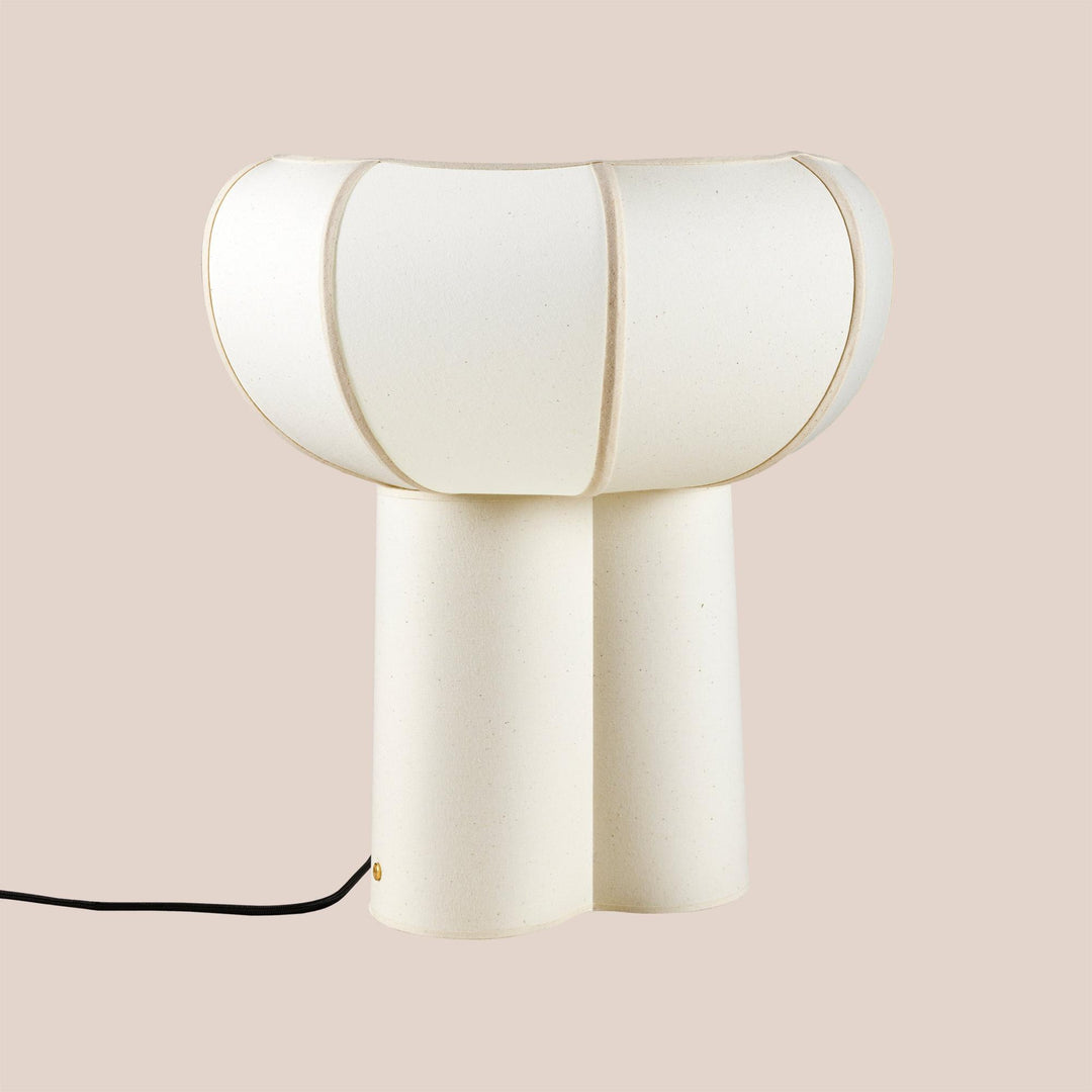 Lampe à poser Couqueto Blanc moucheté