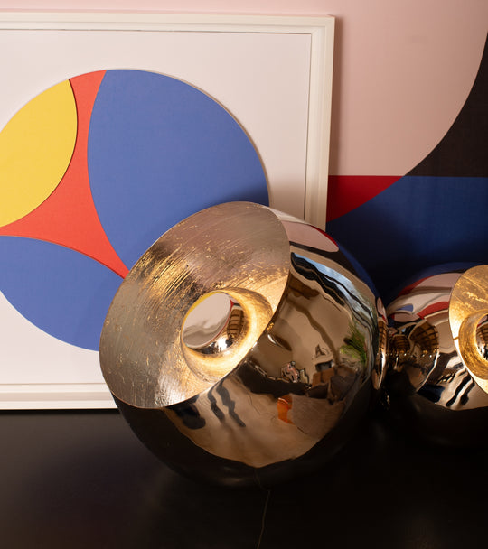 Lampe de sol GLOBE CHROME