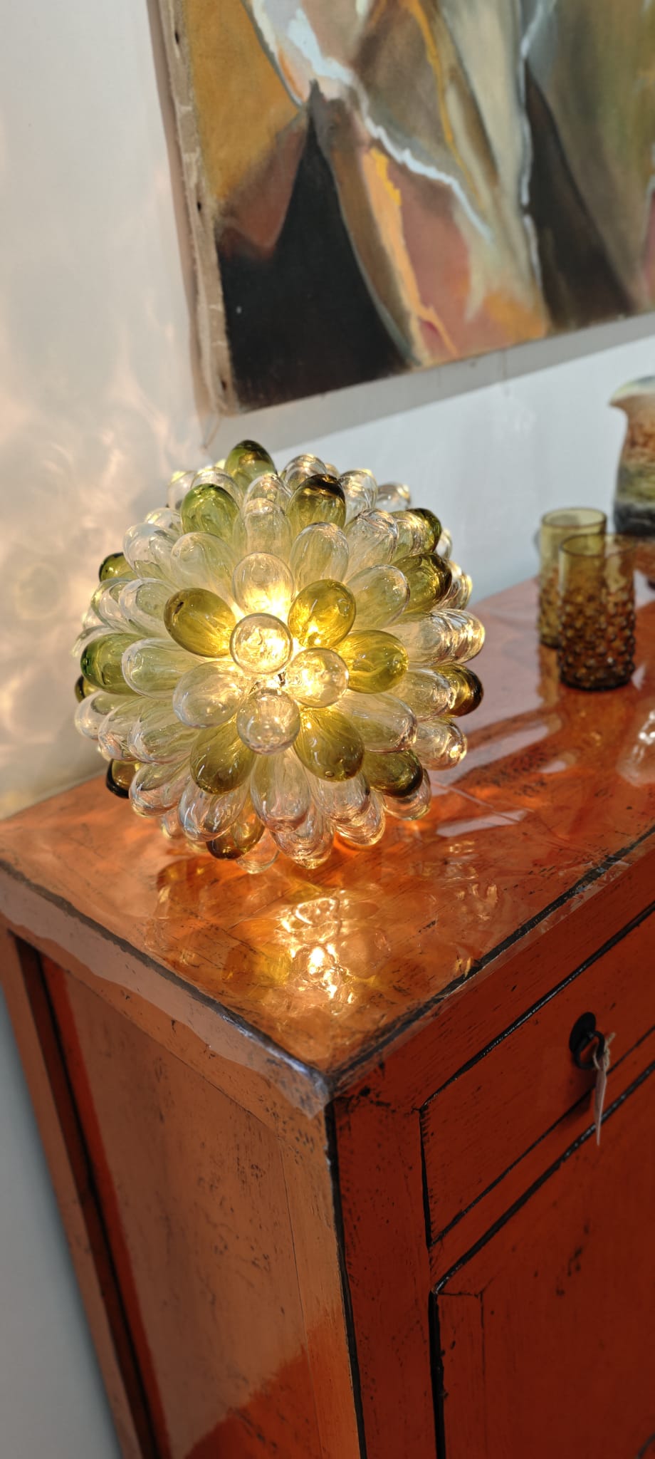Lampe GRAPPE OLIVE - WHITE