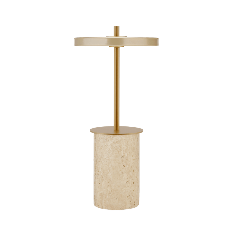 Lampe portable ASTERIA MOVE MINI BEIGE - TRAVERTIN