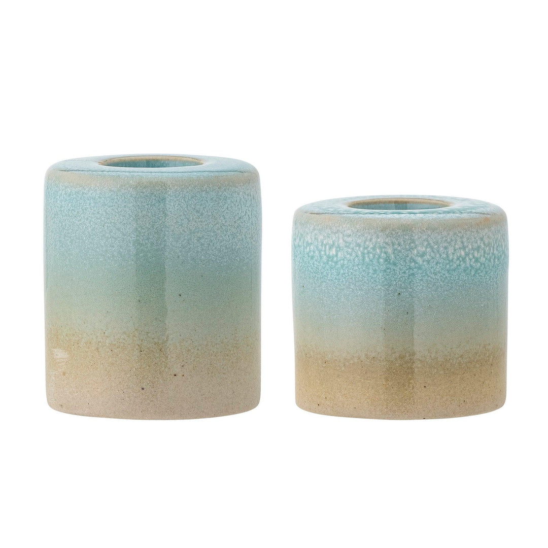 Lot de 2 bougeoirs Safie Rose Rose