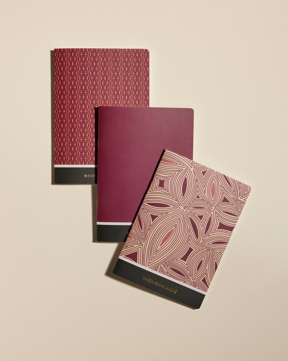 Lot de 3 carnets MEMENTO Mazarin