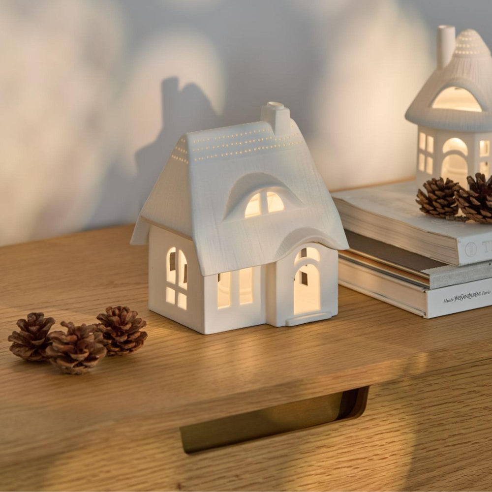 Maison Rectangulaire TOIT DE CHAUME BLANC