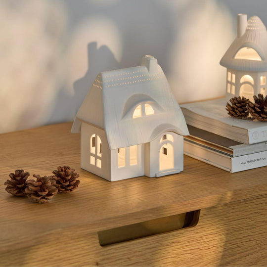 Maison Rectangulaire TOIT DE CHAUME BLANC