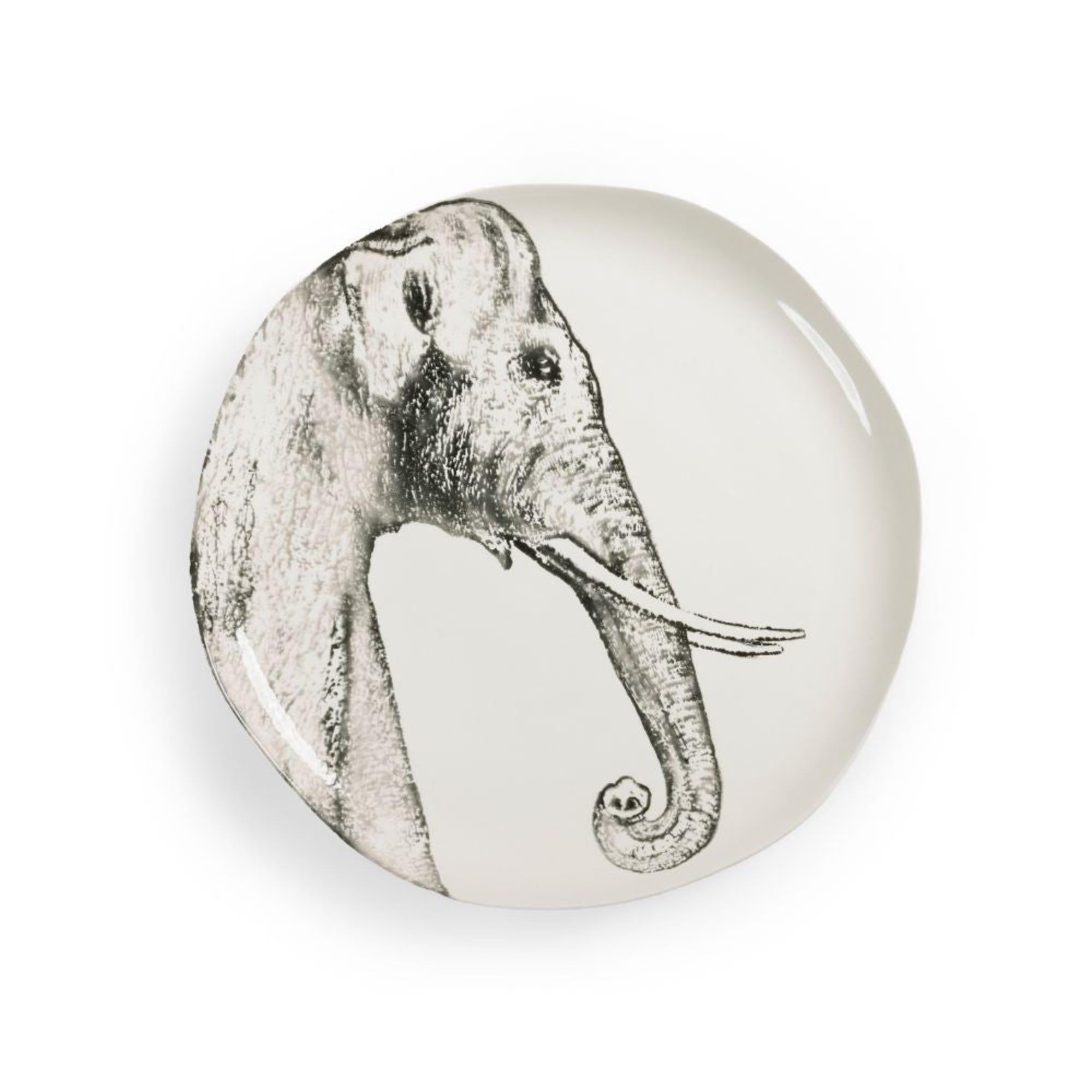Maxi Plat ESTAMPE ELEPHANT