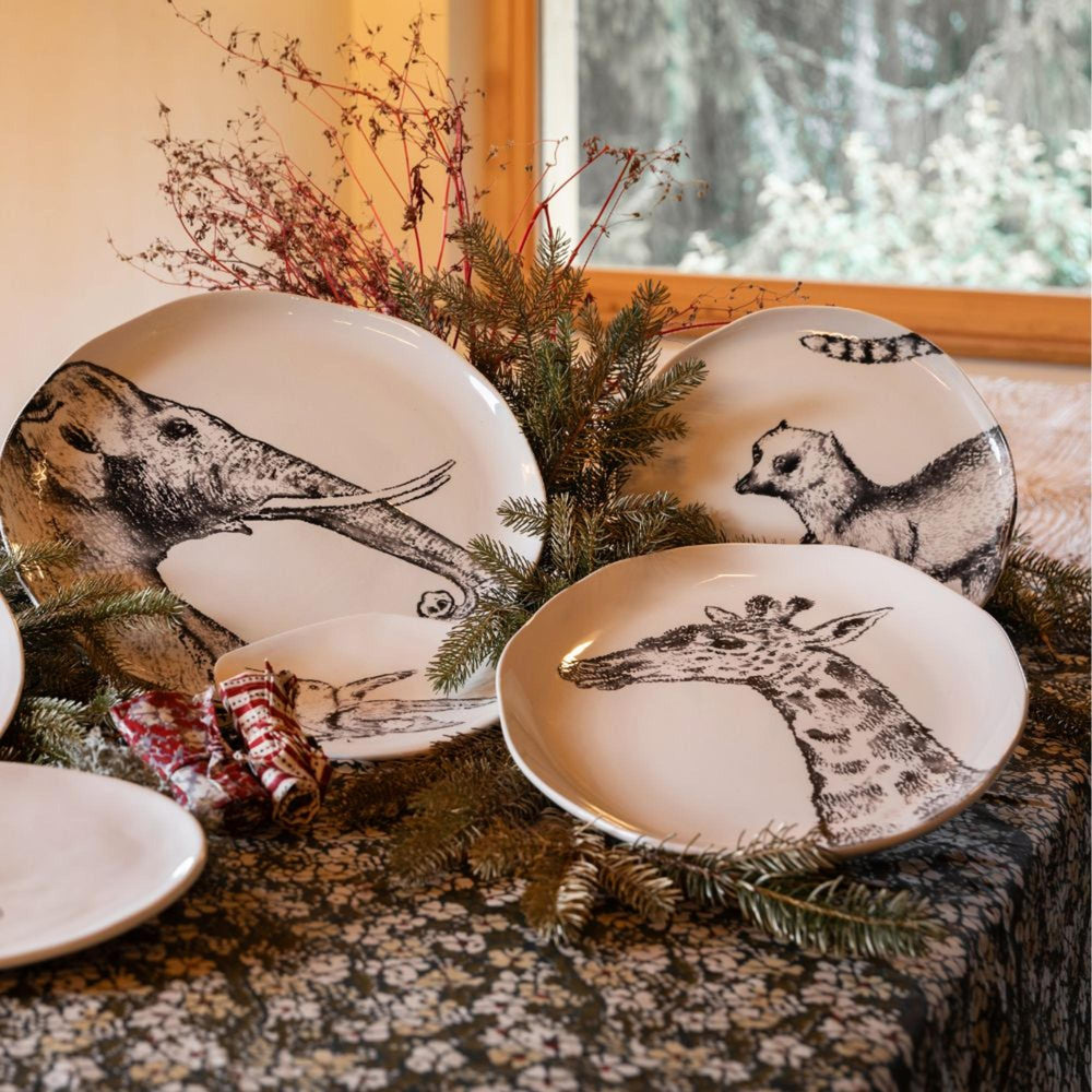 Maxi Plat ESTAMPE ELEPHANT