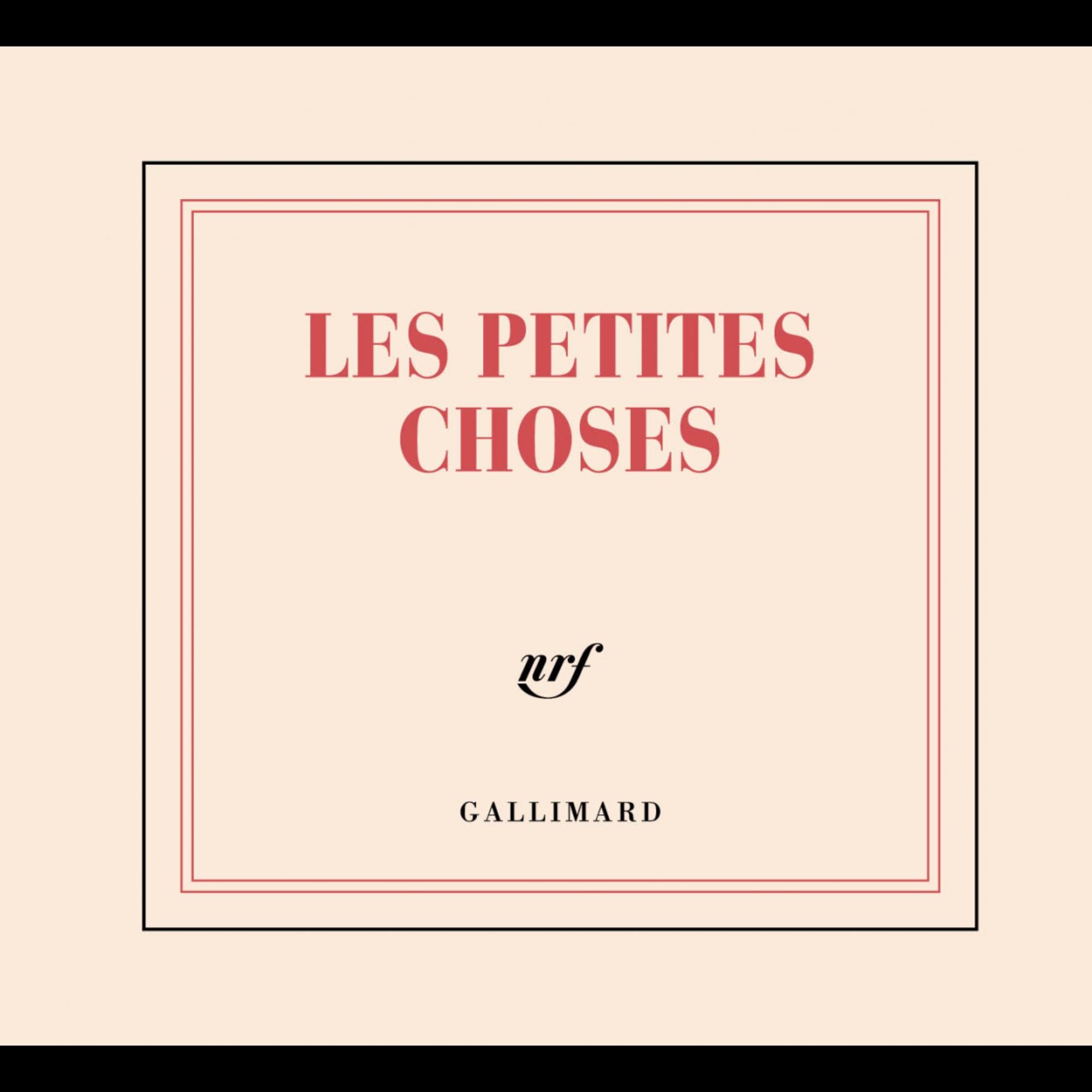 Mini bloc Gallimard Les petites choses