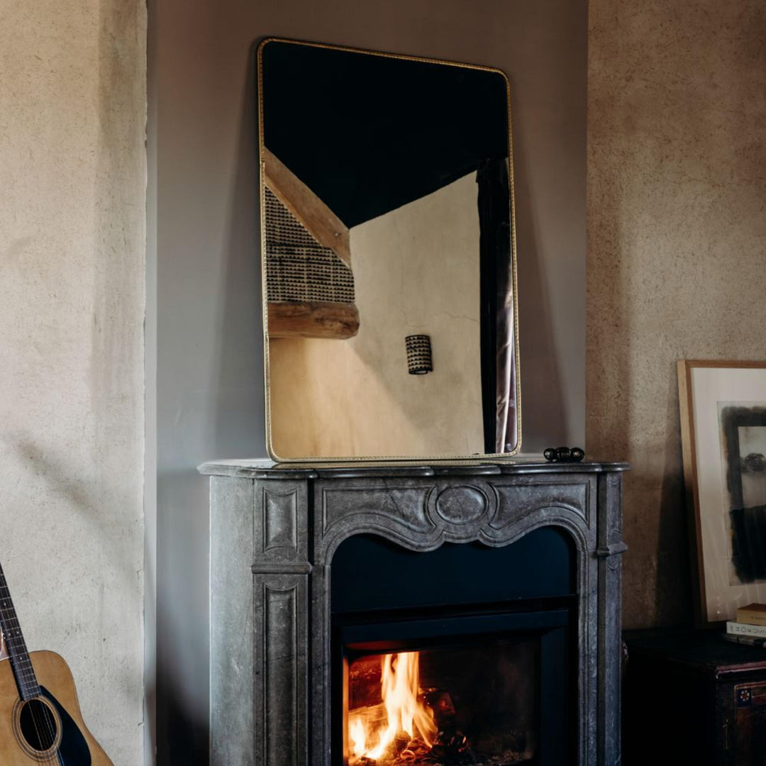 Miroir Narcisse Doré