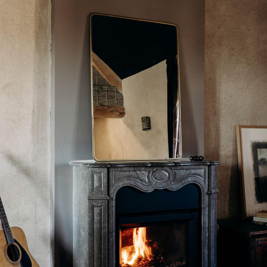Miroir Narcisse Doré