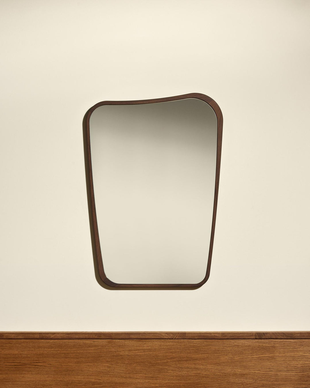 Miroir ORGANIQUE en noyer Naturel