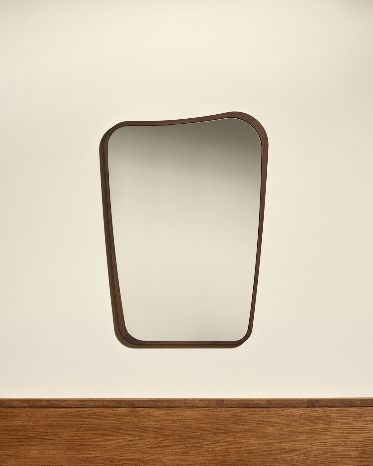 Miroir ORGANIQUE en noyer Naturel