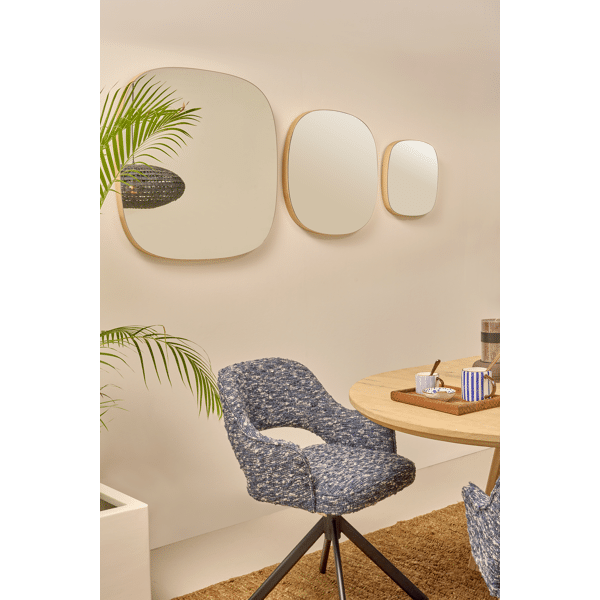 Miroir QUERCUS bord fin CHENE