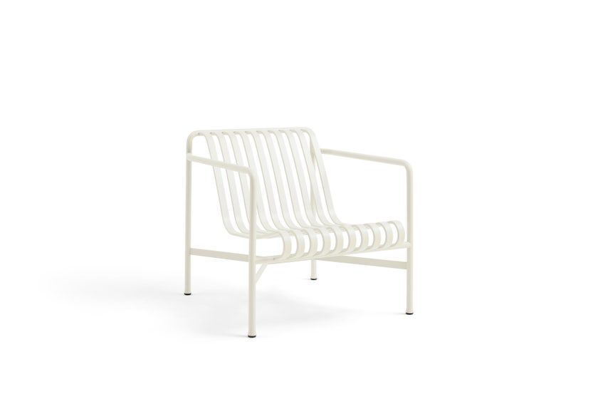 Palissade Lounge Chair Low - Chaise basse à accoudoirs CREAM WHITE