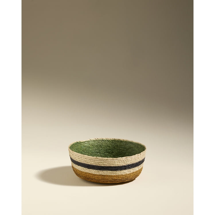 Panier GLOBE EUCALYPTUS / OCRE