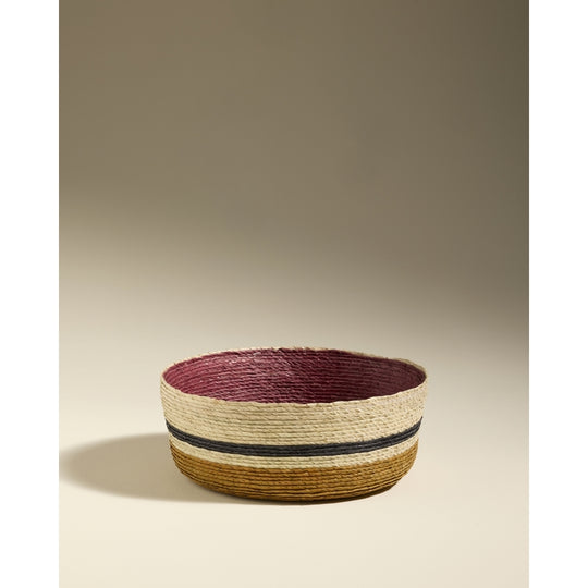 Panier GLOBE OCRE / CARMIN