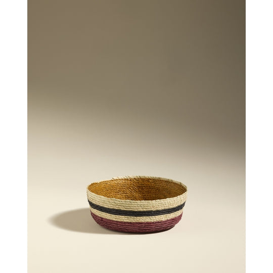 Panier GLOBE OCRE / CARMIN