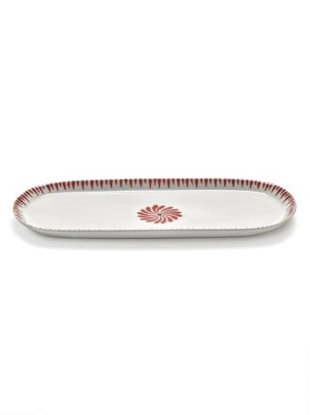 Plat oval BAZAAR ROUGE