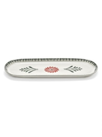 Plat oval BAZAAR VERT