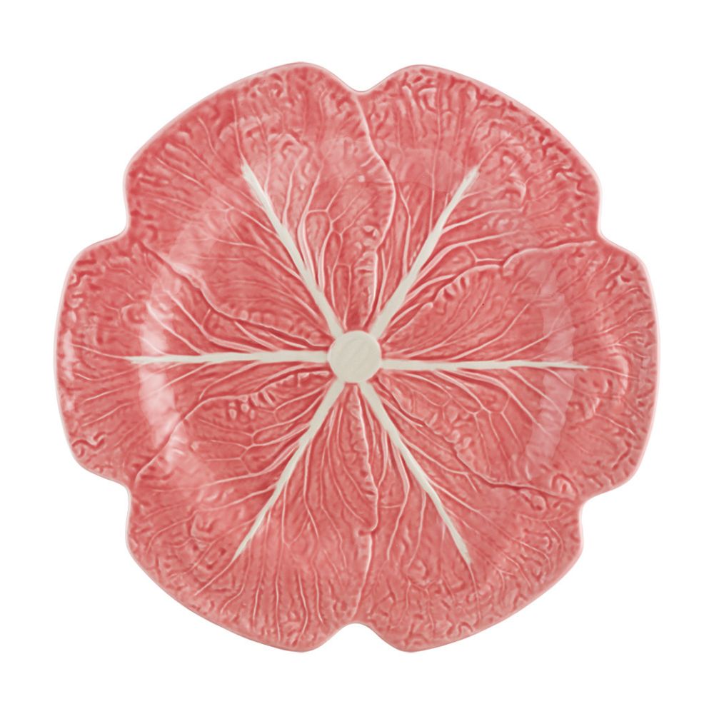 Plat ROND CABBAGE ROSE