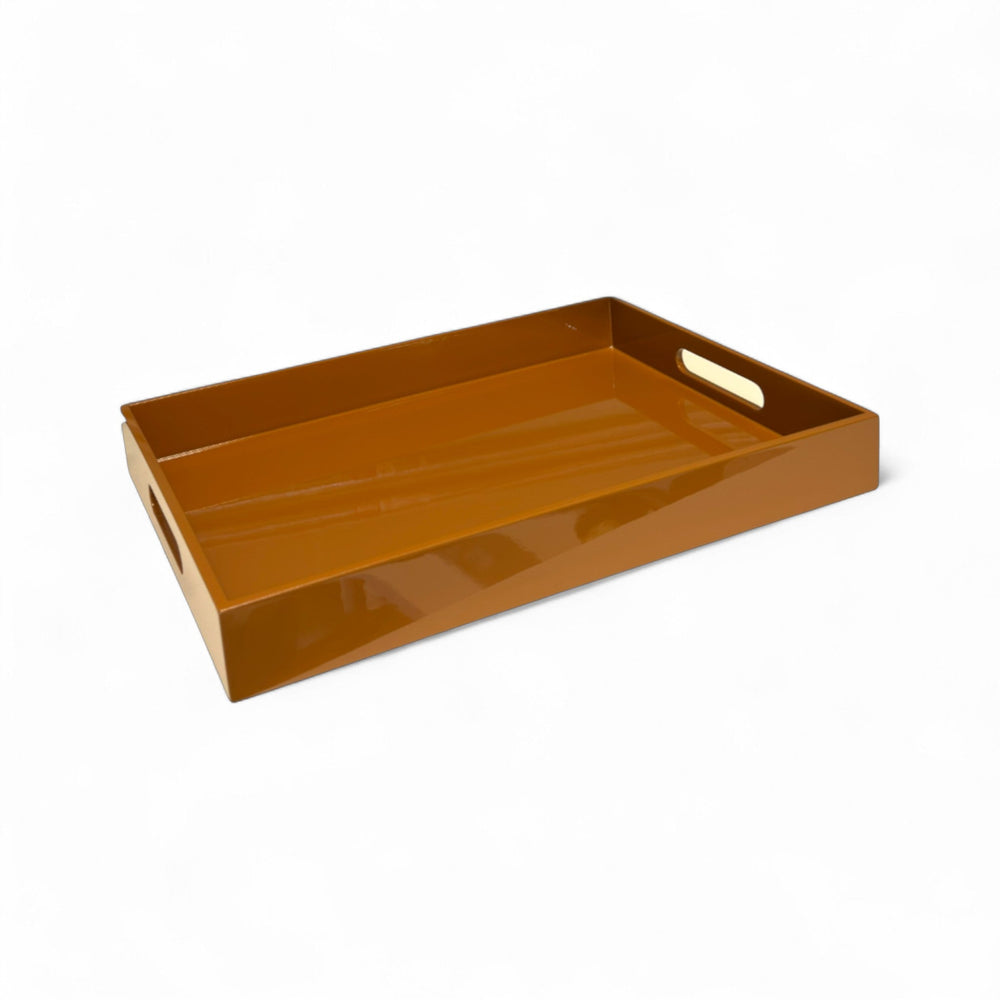 Plateau LAQUE CARAMEL