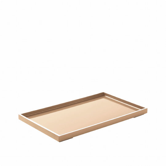 Plateau laqué SIGNATURE PASTEL BLANC