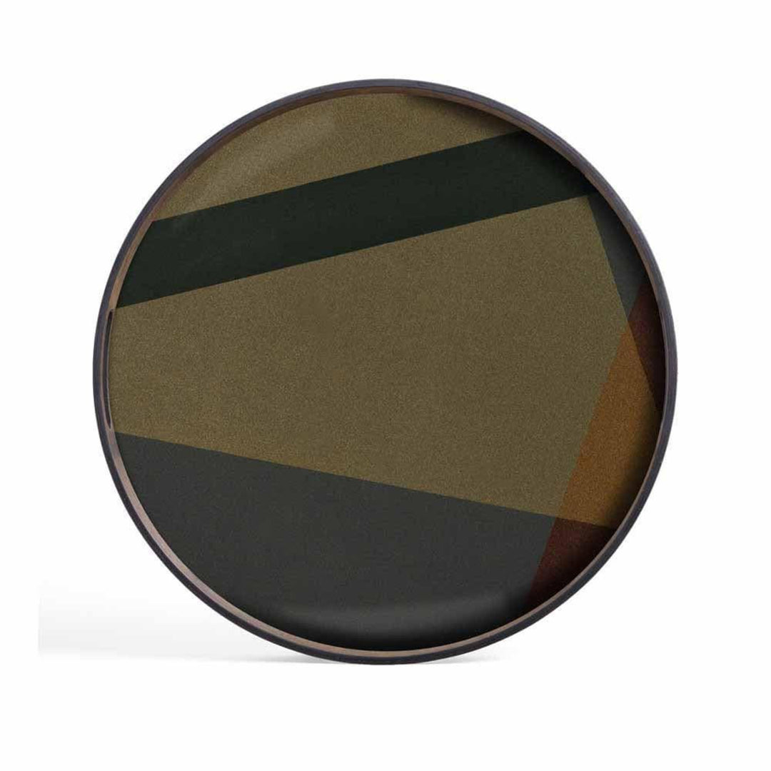 Plateau Rond Angle Tray Slate