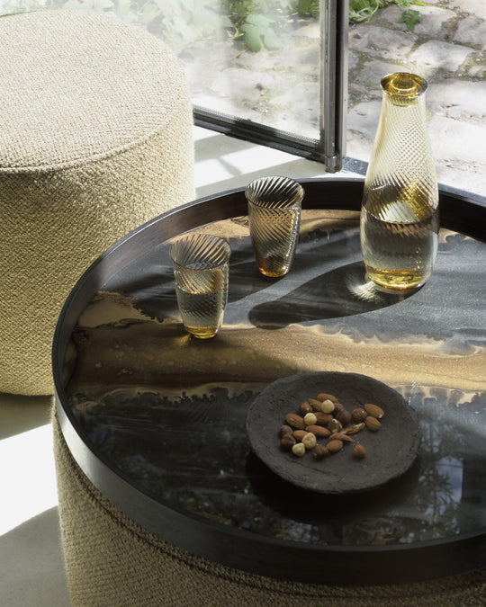 Plateau Rond Organic Organic - Bronze