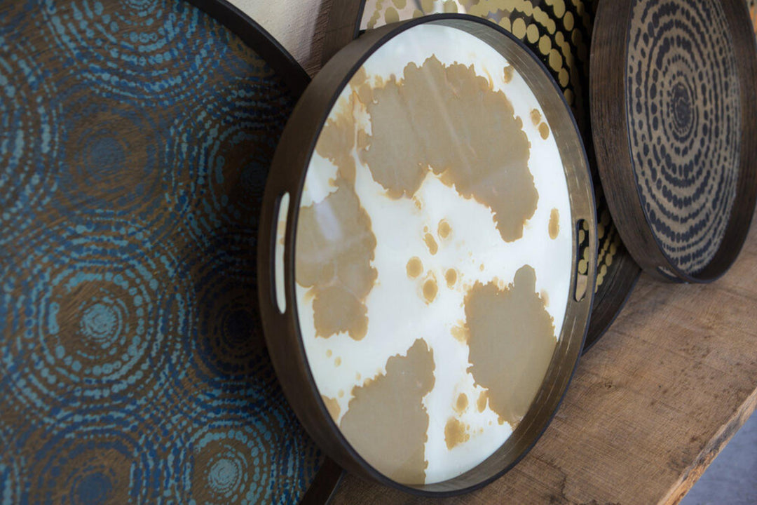 Plateau Rond Organic Organic - Mist Gold