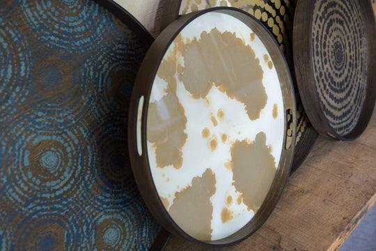 Plateau Rond Organic Organic - Mist Gold