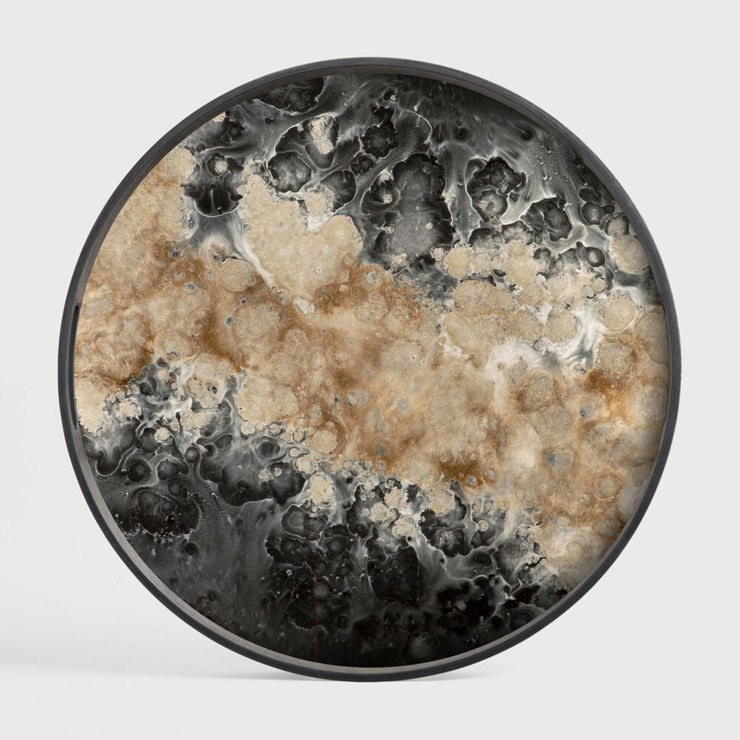 Plateau Rond Organic Organic - Noir