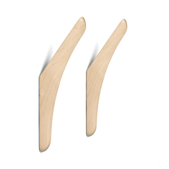 Porte manteau mural Pi - Set de 2 Sycomore