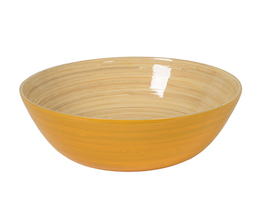 Saladier en BAMBOU JAUNE
