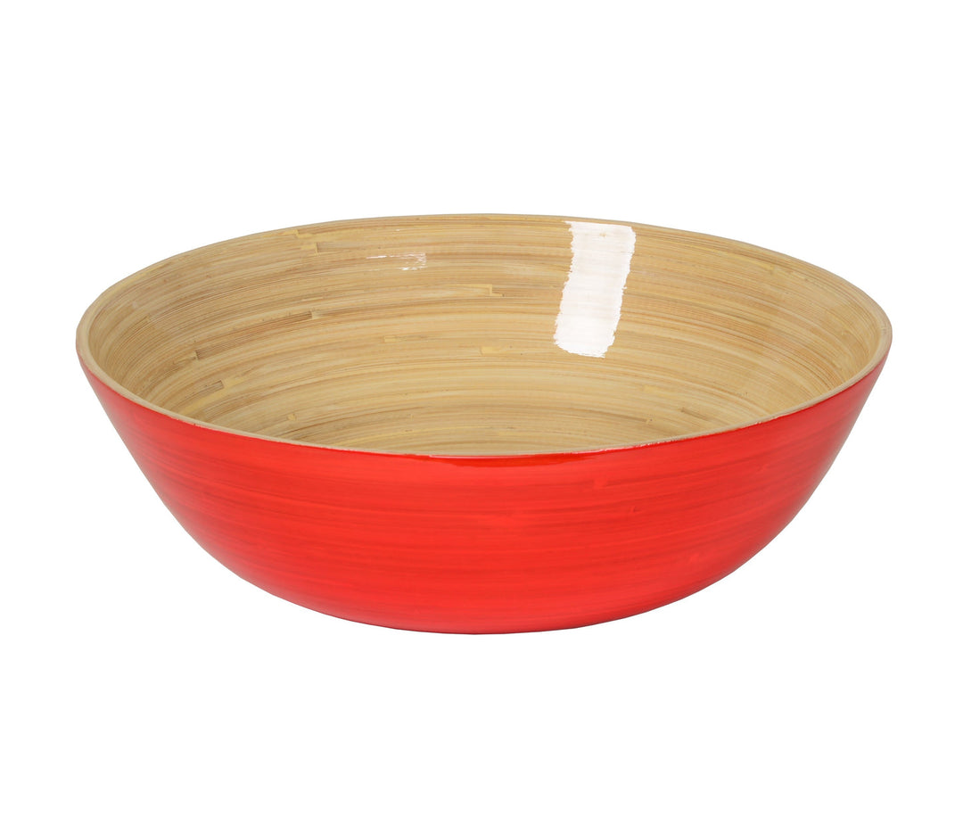Saladier en BAMBOU ORANGE