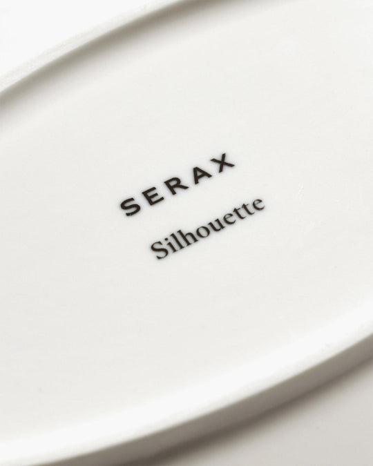 SERAX - Asisette ovale SILHOUETTE BLANC