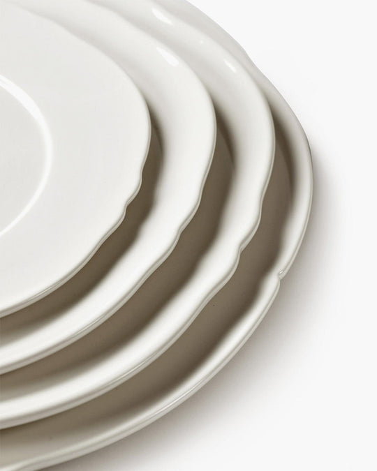 SERAX - Assiette Ronde SILHOUETTE BLANC