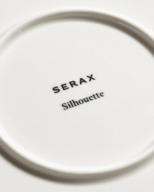 SERAX - Assiette Ronde SILHOUETTE BLANC