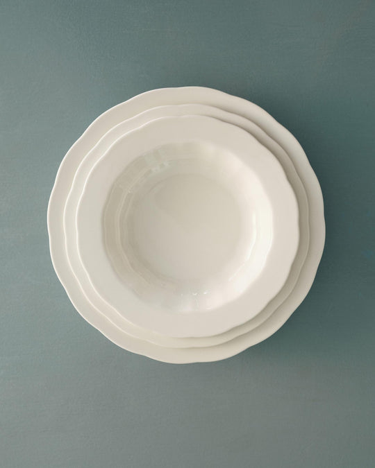 SERAX Plat rond SILHOUETTE BLANC