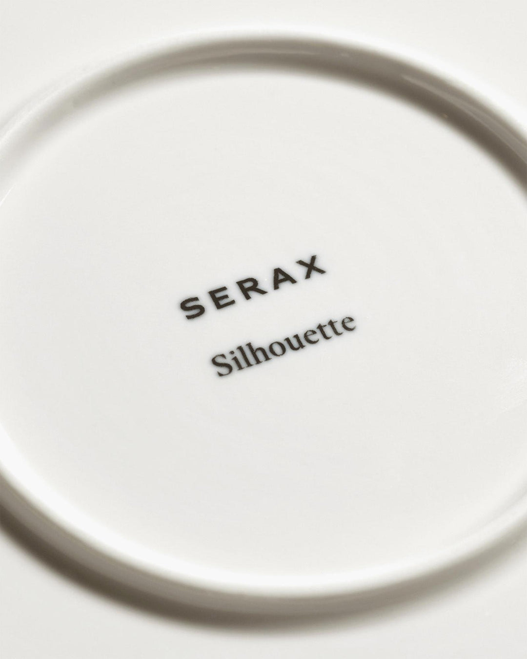SERAX Plat rond SILHOUETTE BLANC