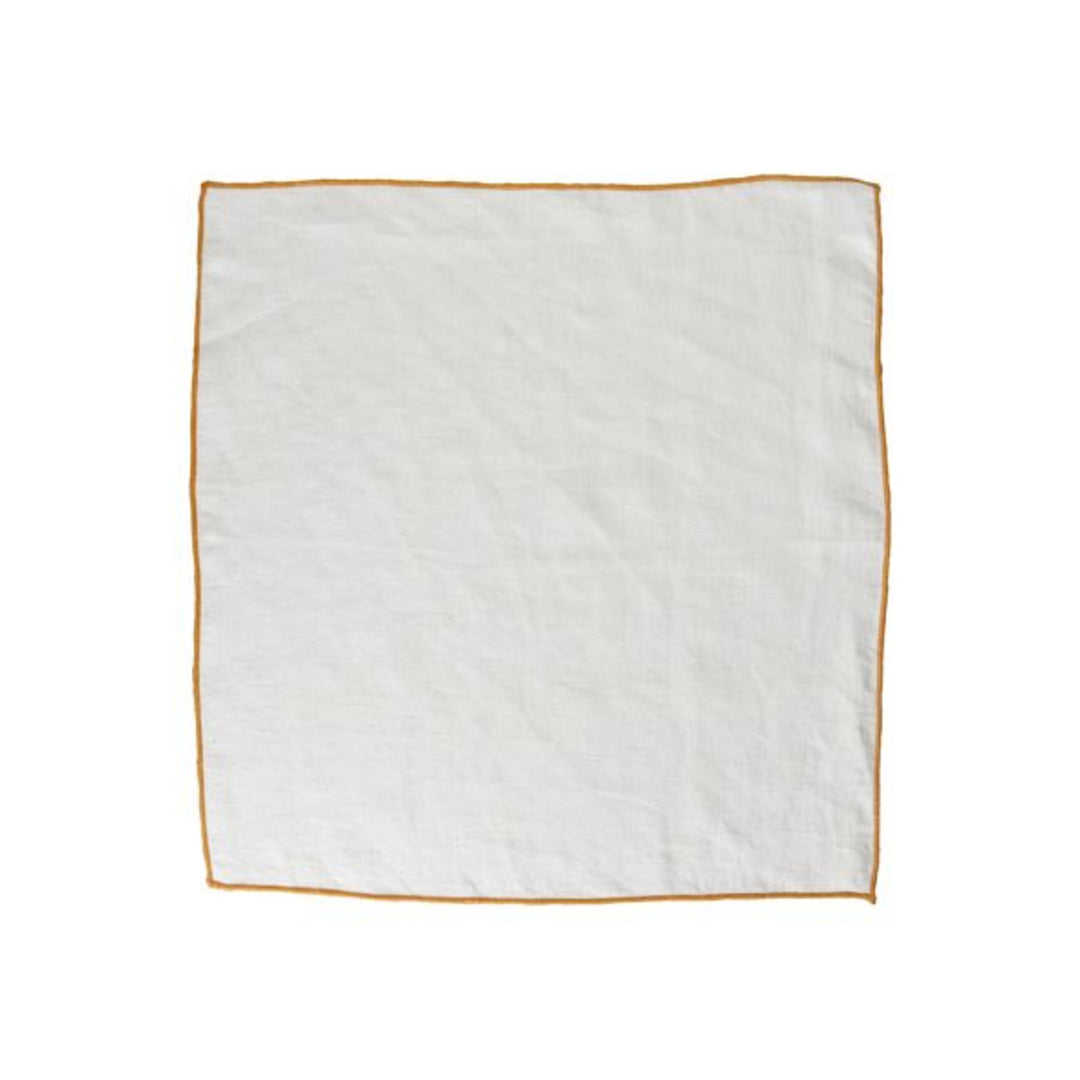 Serviette de table en lin CARTE BLANCHE Jaune