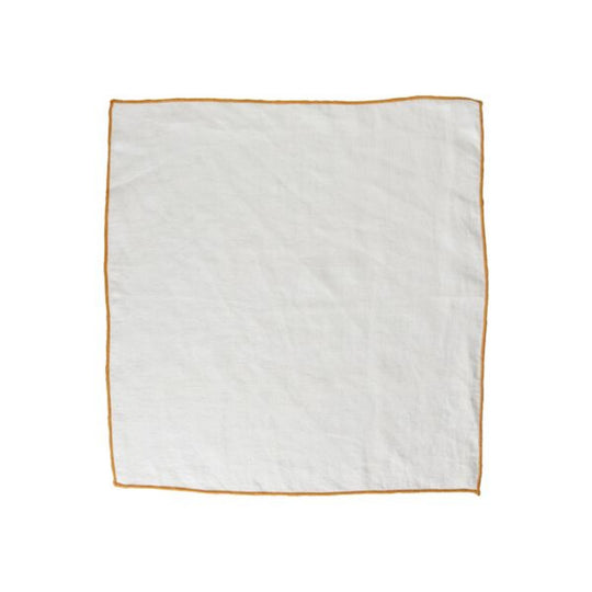 Serviette de table en lin CARTE BLANCHE Jaune