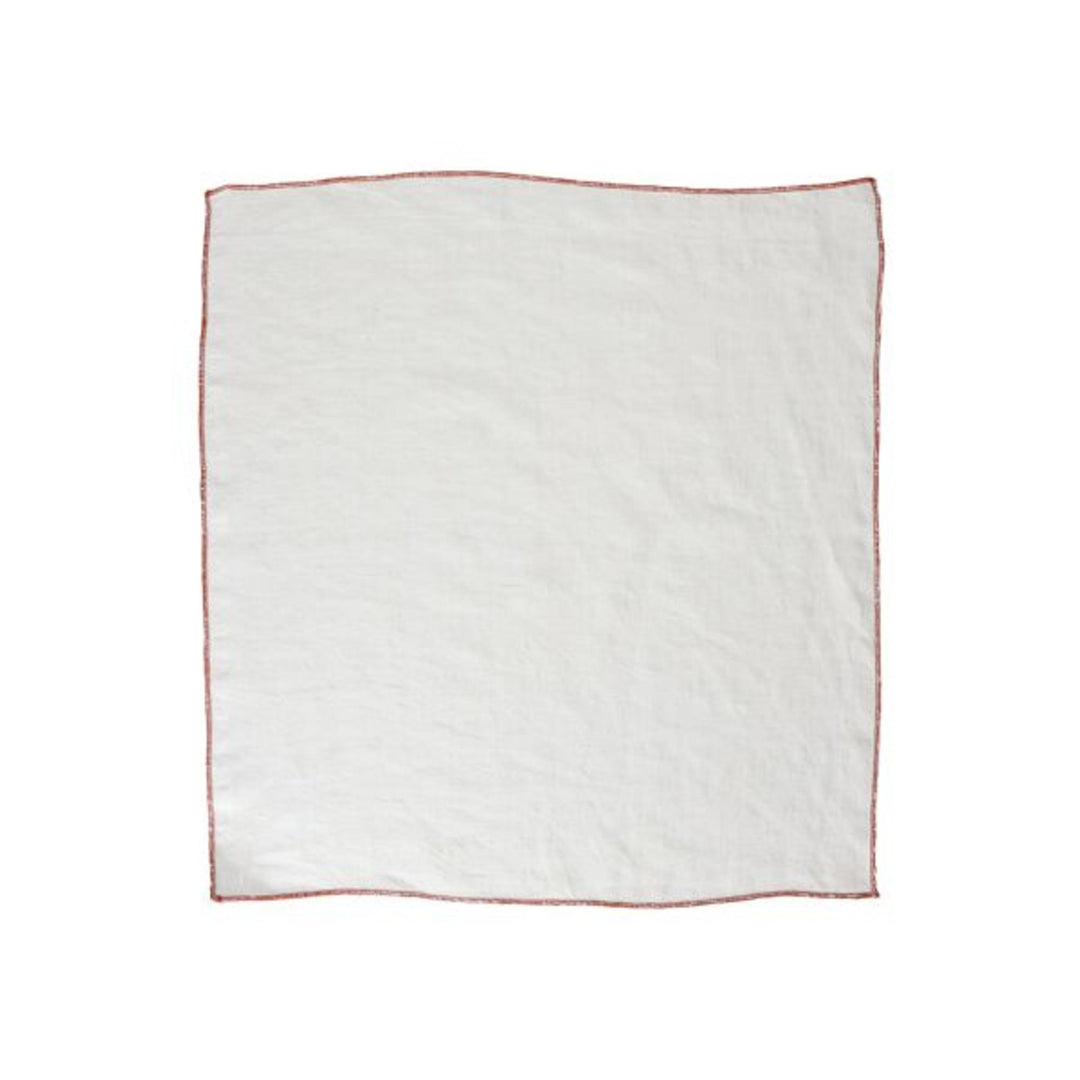 Serviette de table en lin CARTE BLANCHE Orange